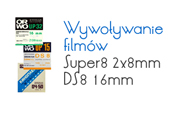 Wywo�ywanie film�w Super8, 2x8mm, DS8, 16mm